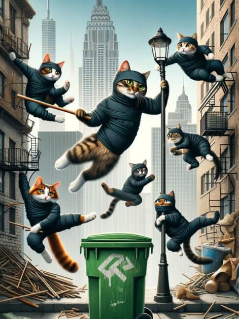 A Invasão dos Gatos Ninjas
