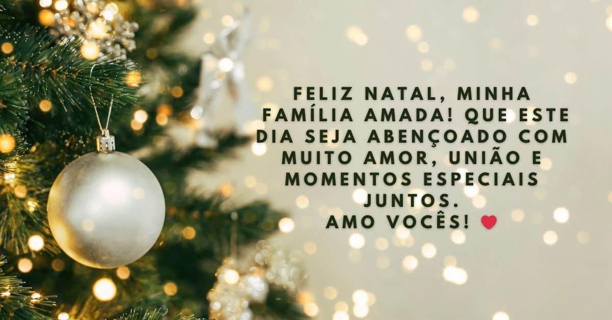 Feliz Natal Família