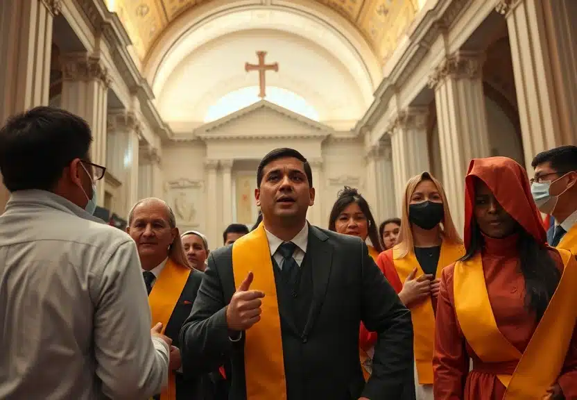 Representação visual de Surdos cristãos enfrentam perseguição e se emocionam com batismo secreto na Ásia Central